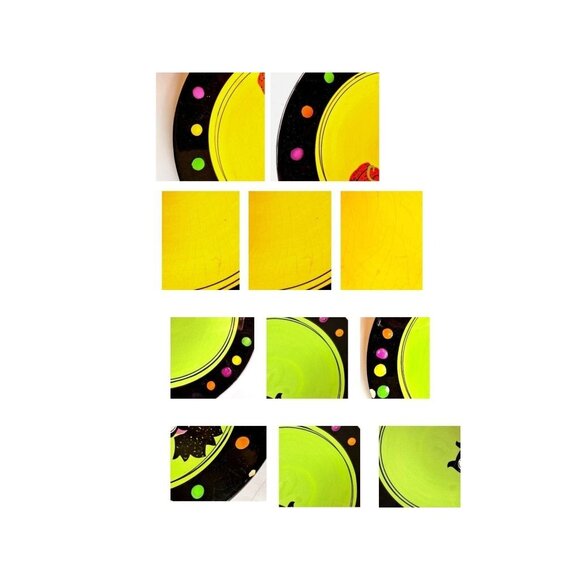 VTG Cracker Barrel Trick or Treat Snack Plates Halloween Owl Jack O Lantern READ - Picture 10 of 12